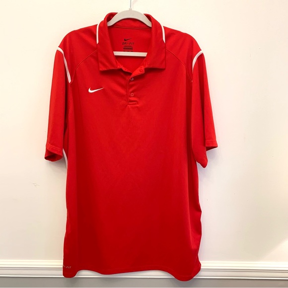 Nike Shirts Nike Dryfit Performance Athletic Collared Shirt Xxl